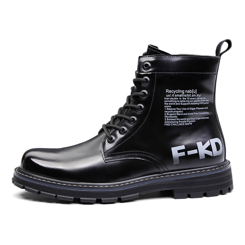 PALMPOLO PALMPOLO British Style Short Combat Boots Men's