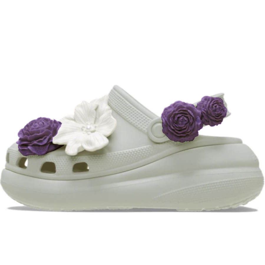 Crocs Crocs Clogs Women's Garden Rose Purple White