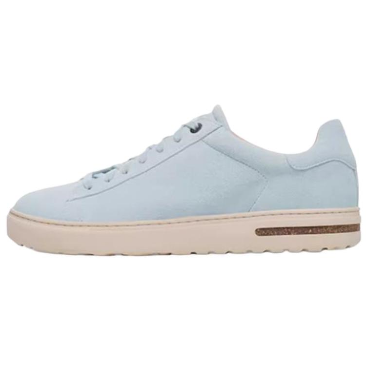 Birkenstock Bend Cow Leather Low top Skateboard Shoes Unisex Light Blue Narrow