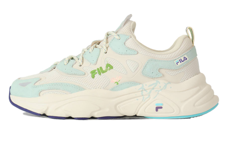 FILA Mars 1 Slip Resistant Abrasion Resistant Low top Casual Shoes Women's Milk Green