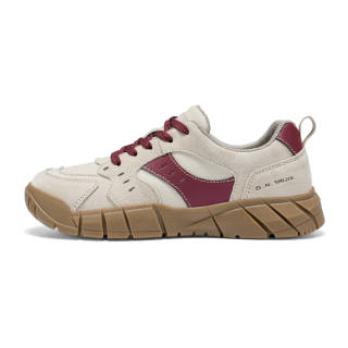 GNSJ Pig Split Leather Abrasion Resistant Coverage Balance Lightweight Low top Casual Shoes Women's