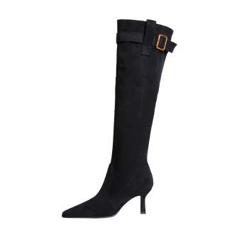YAFEI XUANYU Pu Knee high Boots 8cm Women's