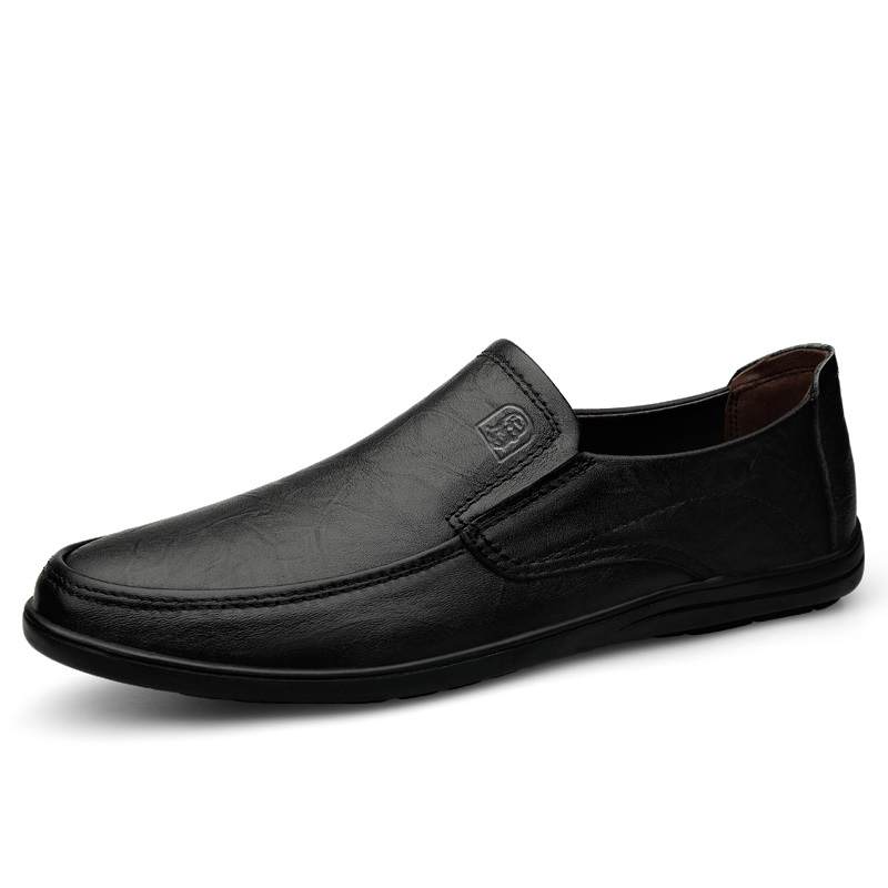 LAORENTOU Cow Leather Casual Shoes Men's