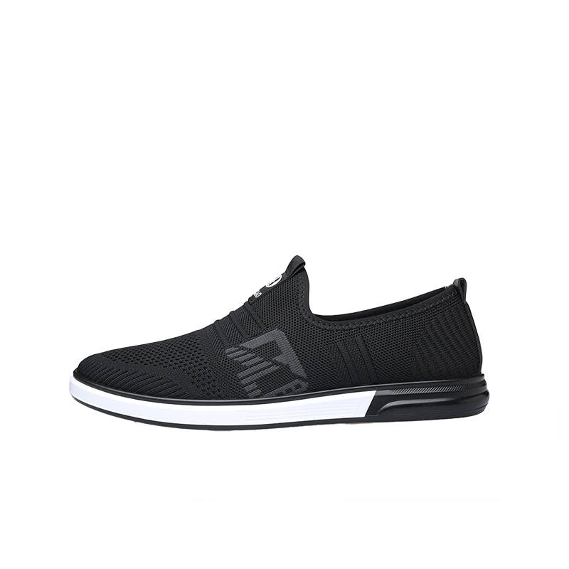 LAORENTOU Casual Shoes Men's Low Top Black/Gray