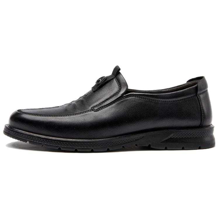 AOKANG Casual Leather Shoes Men's Black