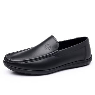 YISHUANGXIEDETONGHUA Cow Leather Loafers Men's