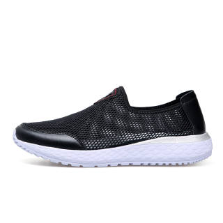 DILIKAN Men's Casual Shoes Men's Low Top Black/White