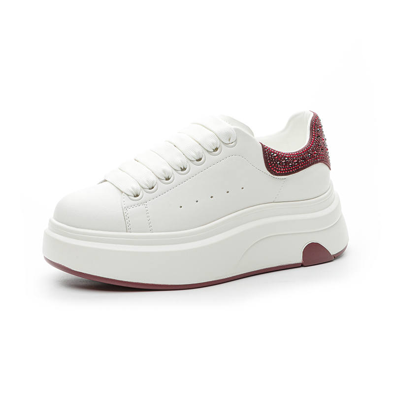 WEIMEIZHIMI Microfiber Leather Low top Skateboard Shoes Women's