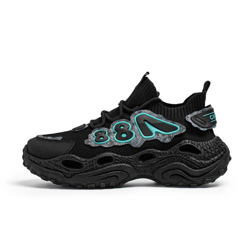 GAISIMA Slip Resistant And Breathable Slip Resistant And Breathable Low top Chunky Sneakers Men's