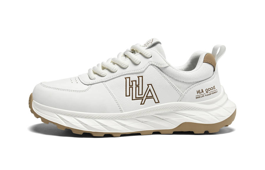 HLA Casual Shoes Men's Low Top White Brown/White Gray/White Black