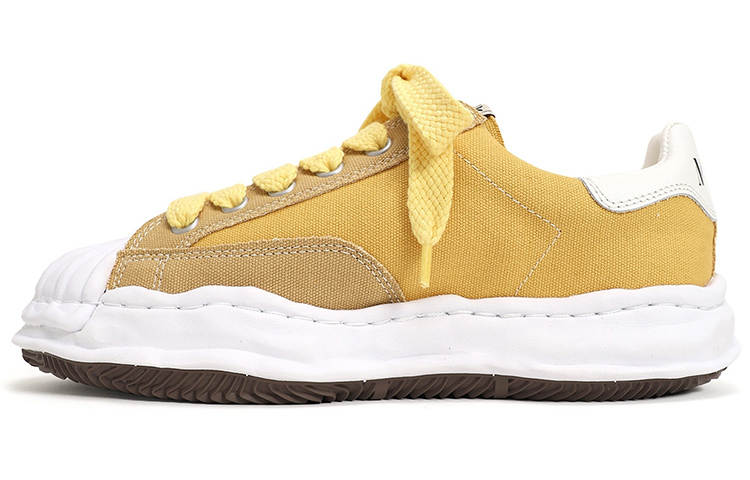 MIHARA YASUHIRO Blakey OG Canvas Low top Stylish Skateboarding Shoes Men's Yellow