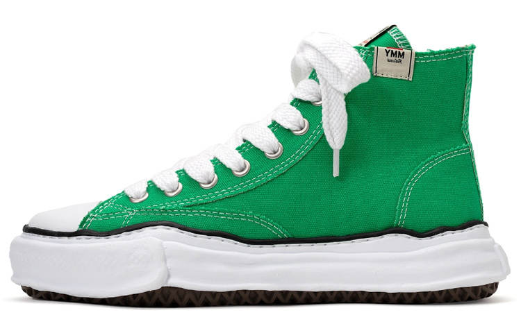 MIHARA YASUHIRO Peterson High top Skateboard Shoes Unisex Green