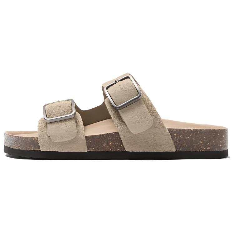 ZARA Slip Resistant Slip Resistant Slide Slippers Men's Sandy Brown
