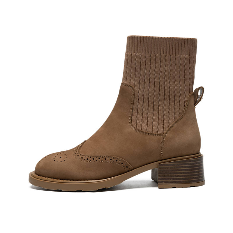 ZHR Ankle Boots Women's Yellow/Brown