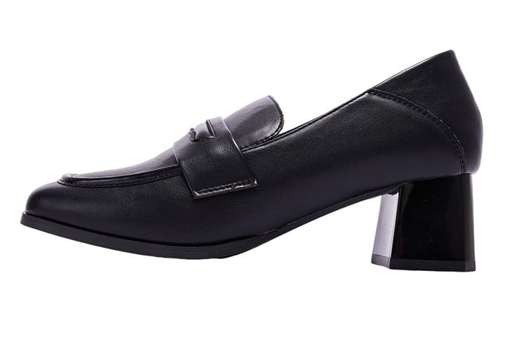 Mulinsen Pu Block Heel High Heels Women's