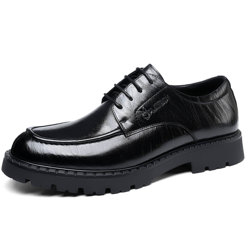 Playboy Cow Split Leather Dress Shoes Men's