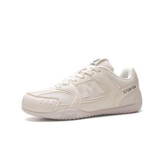 STUR YSN Abrasion Resistant Breathable Low top Casual Shoes Unisex White