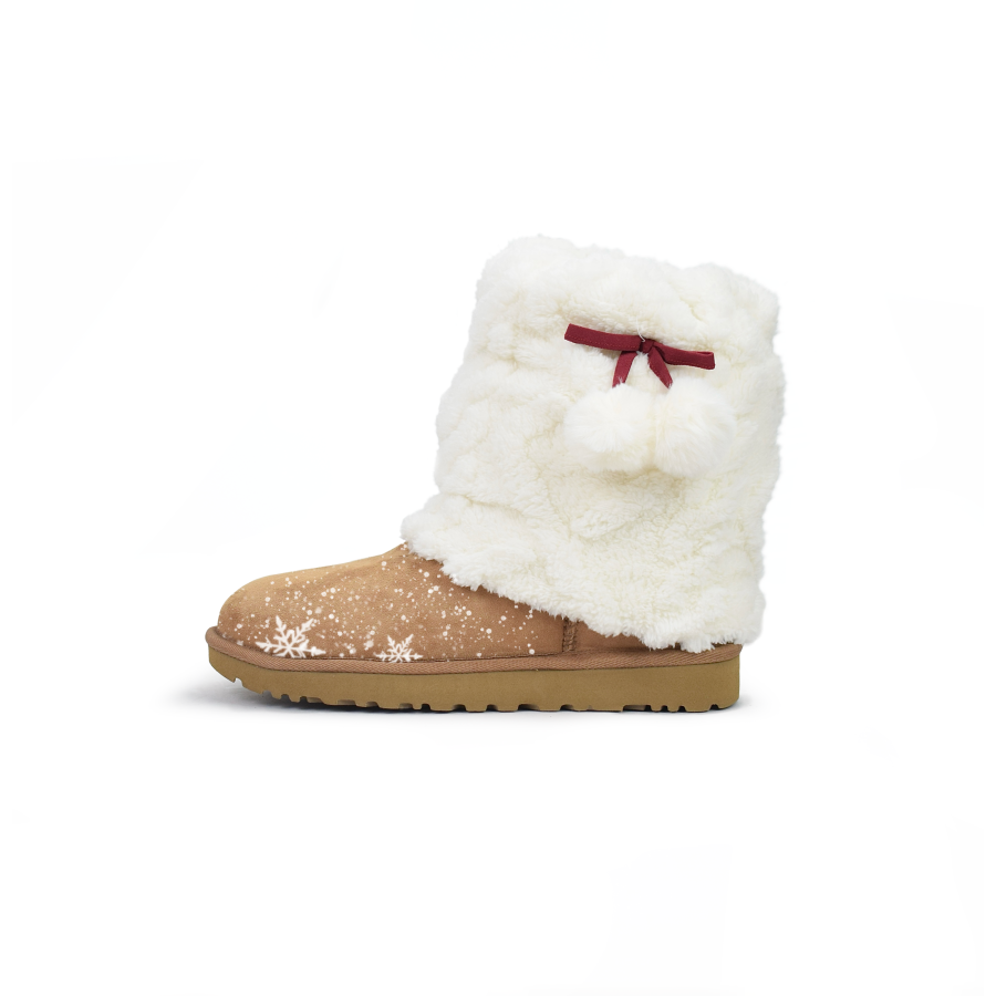 UGG UGG CLASSIC MINI Sheepskin Short Snow Boots Women's Camel