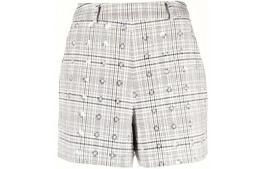 Self-portrait Self portrait Casual Shorts Women's Silver