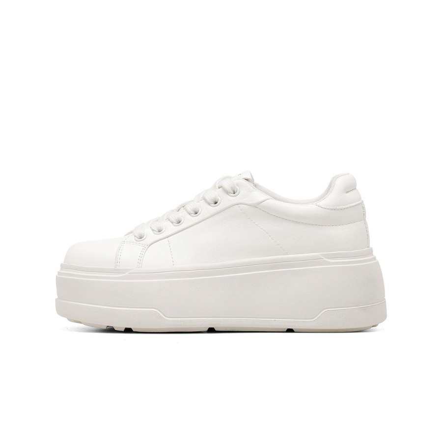 C°BANNER Cow Leather Abrasion Resistant Height Increasing Low top Skateboard Shoes Women's