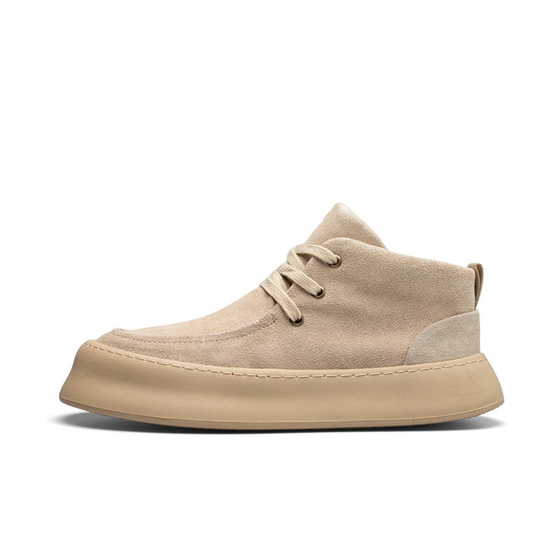 PARDASAUL PARDASAUL Cow Split Leather Ankle Boots Men's Apricot
