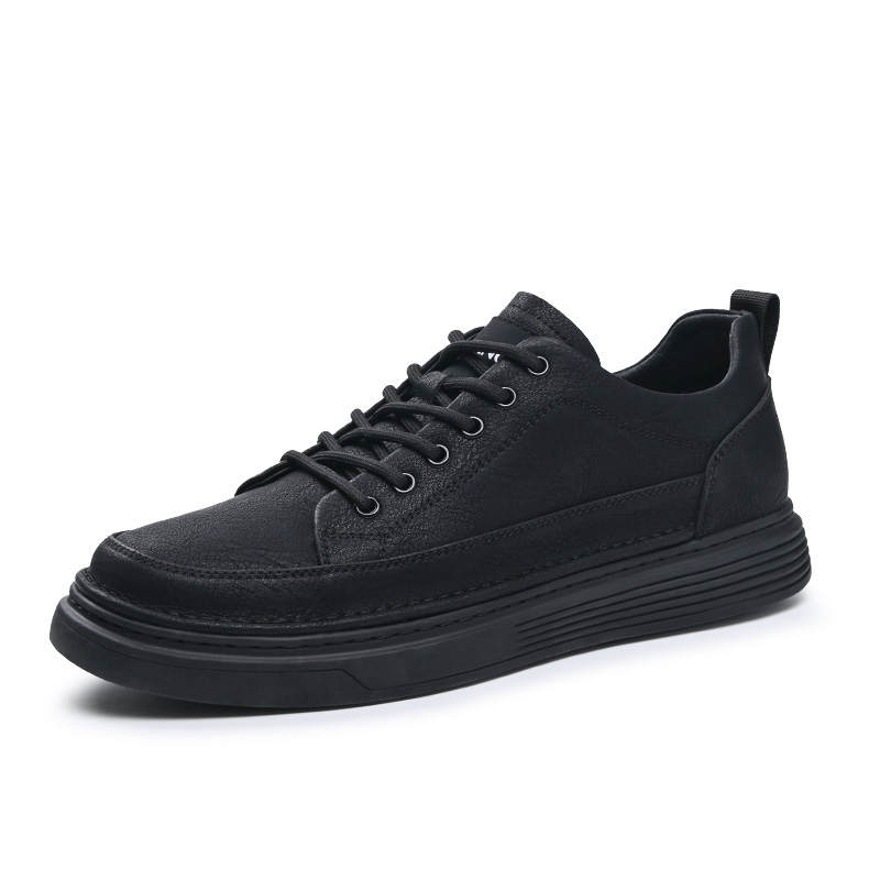 AOKANG Trendy Collection Microfiber Leather Abrasion Resistant Lightweight Breathable Height Increasing Low top