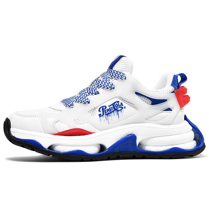 Pepsi Microfiber Leather Cushioning Lightweight Height Increasing Low top Casual Shoes Unisex