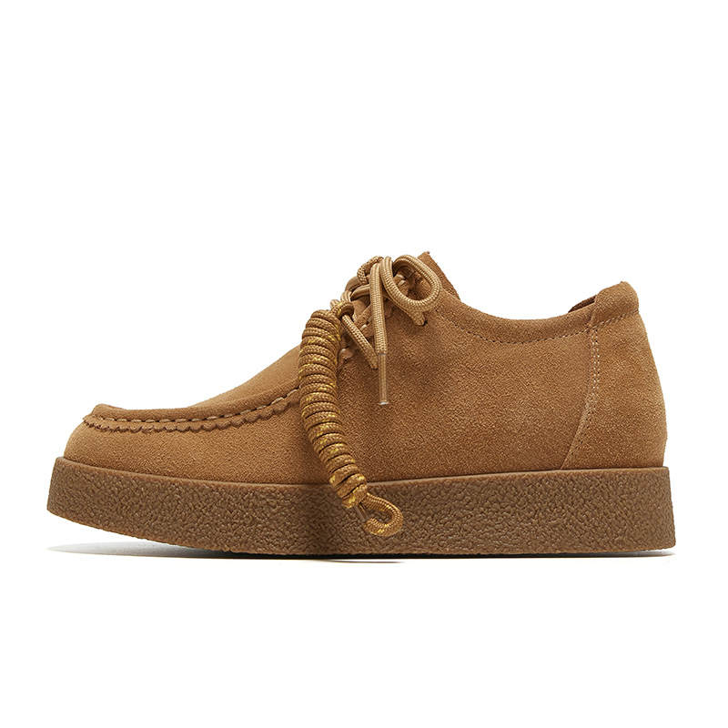 TINMUU Cow Suede Low top Casual Shoes Women's