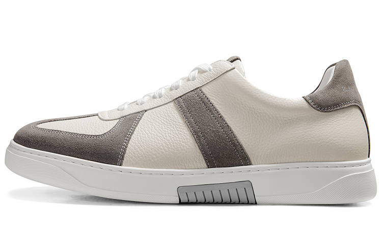 THOM WILLS Casual Vintage German Army Trainers Skateboard Shoes Men's Light Gray