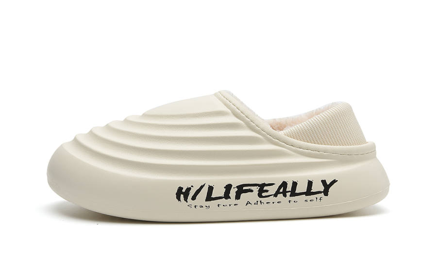 HLA Casual Shoes Men's Low Top Black Fleece Lined White Fleece Lined
