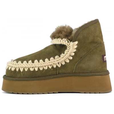 MOU Short Snow Boots Women's Green