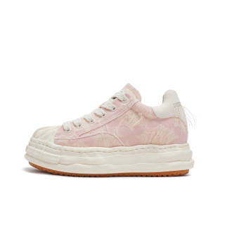 XIONGMAOMUMU Fabric Low top Skateboard Shoes Unisex Pink