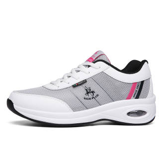 NAIKPLLO Fabric Lightweight Slip Resistant Lightweight Anti Slip Low top Running Shoes Women's