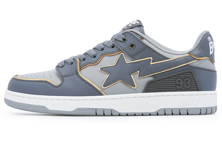 A BATHING APE A BATHING APE SK8 Grey White