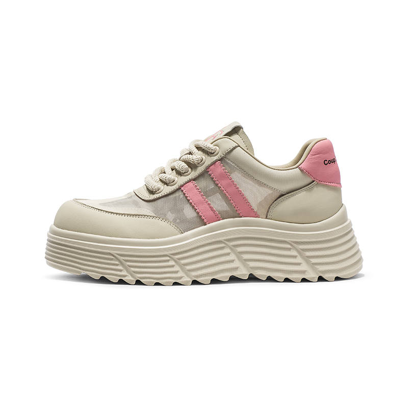 Coup De Foudre Cow Leather Mid top Skateboard Shoes Women's