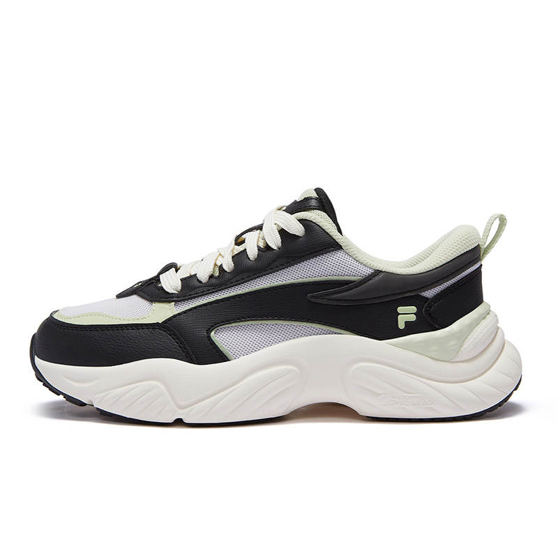 FILA FUSION Conch Dx Conch Versatile Abrasion Resistant Low top Casual Shoes Women's Gray Green