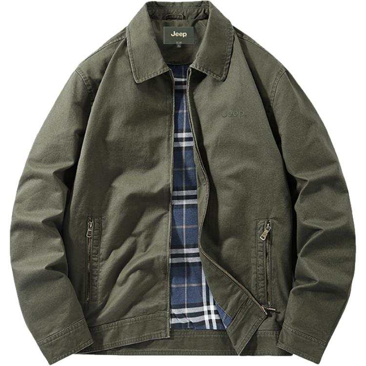Jeep Jeep Jackets Unisex Lapel Moderate Workwear