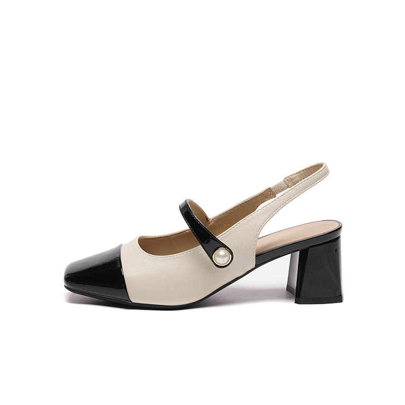 GONGNIUMEILI Chunky Heel Mary Jane Shoes Women's