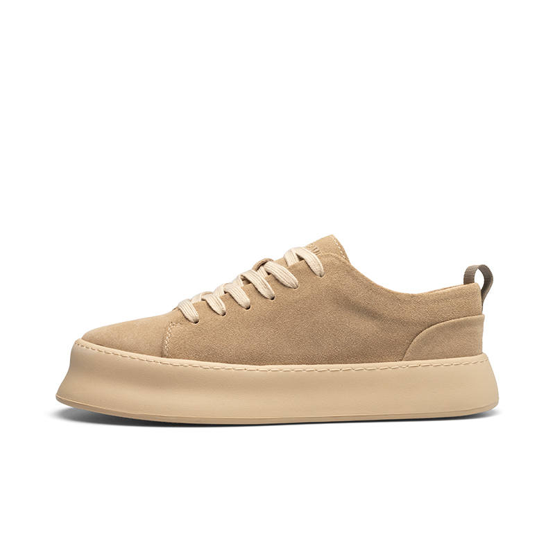 PARDASAUL Abrasion Resistant Lightweight Wear resistant And Lightweight Low top Skateboard Shoes Men's Khaki