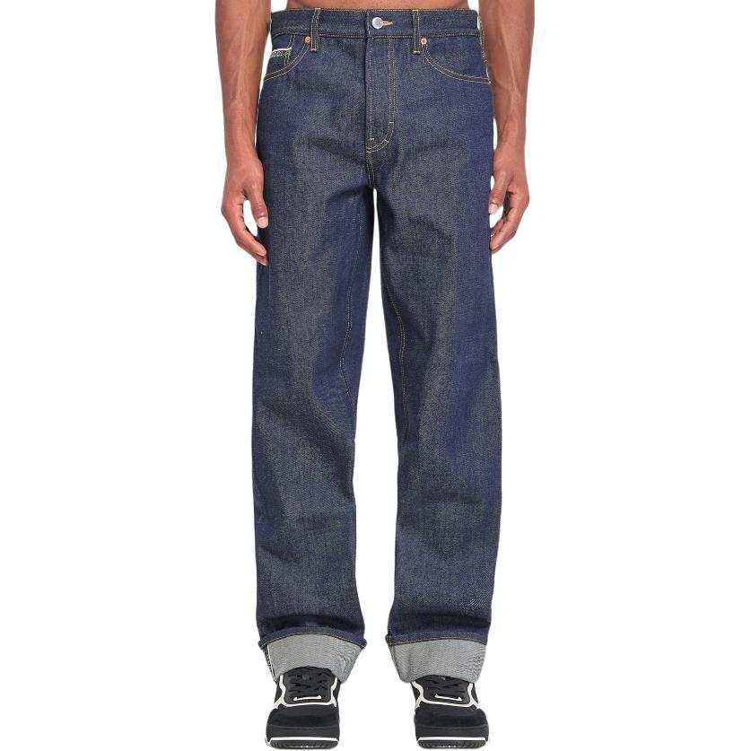 GUCCI GUCCI Logo Patch Denim Trousers