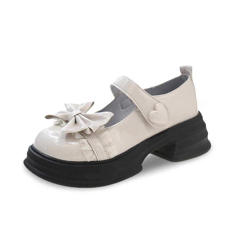DANGLIANG Pu Chunky Heel Mary Jane Shoes Women's