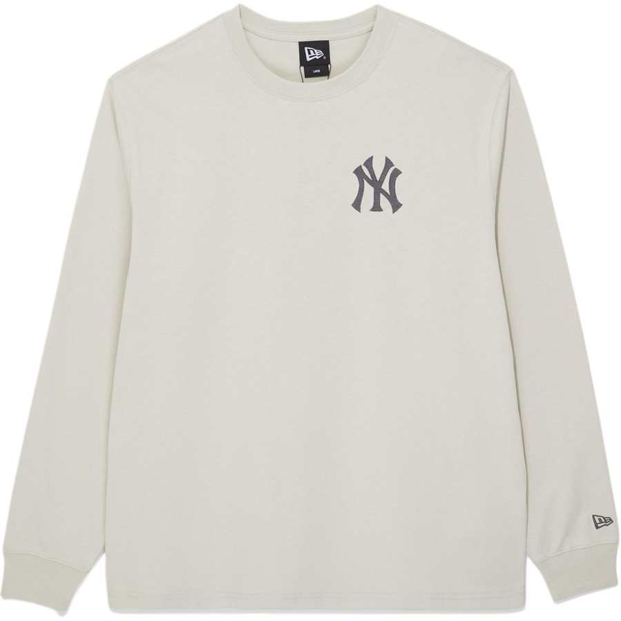 New Era T Shirts Unisex Ivory White Crew Neck