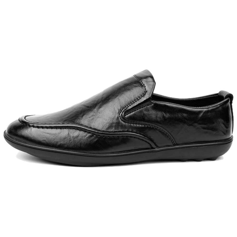 G5 Casual Leather Shoes Men's Low Top Black