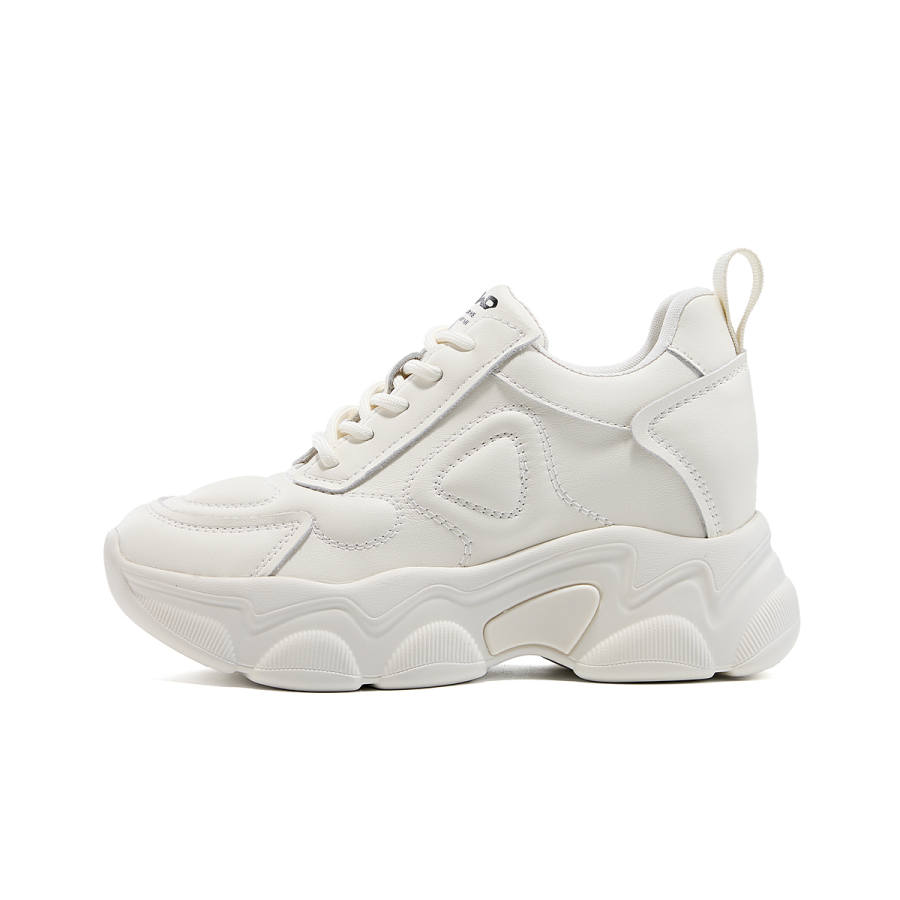 Hotwind Synthetic Leather Low top Chunky Sneakers Women's