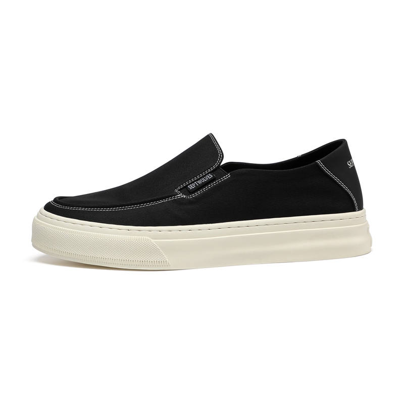 SEPTWOLVES Fabric Lightweight, Breathable, And Slip Resistant Slip on Lace Free Casual Shoes Men's HD
