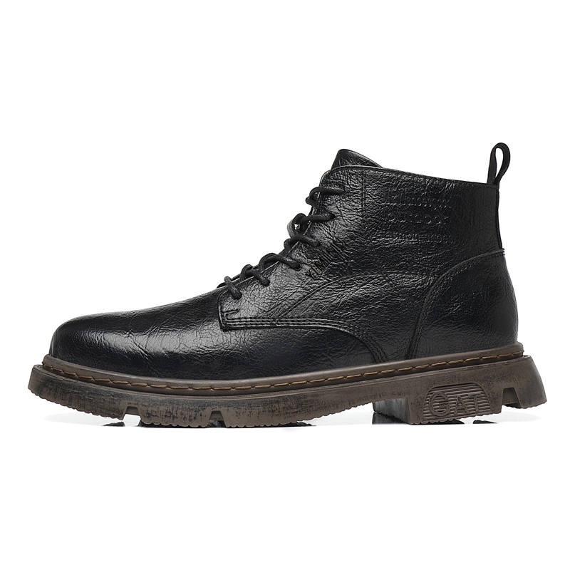 YIMINU Combat Boots Men's Black, Khaki