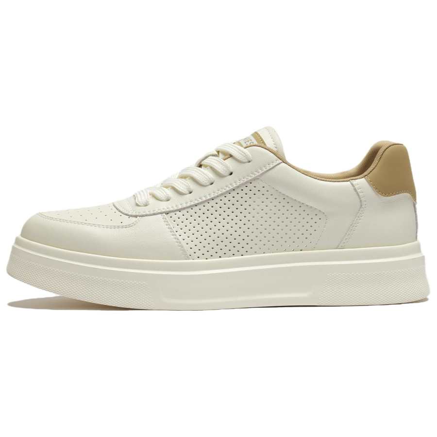 DENIERSEN Casual Shoes Commute Shoes Men's White Sneakers Abrasion Resistant Slip Resistant