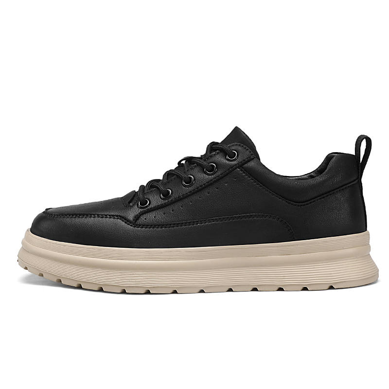 SENGUIBUCK SENGUIBUCK Microfiber Leather Lightweight Low top Skateboard Shoes Men's