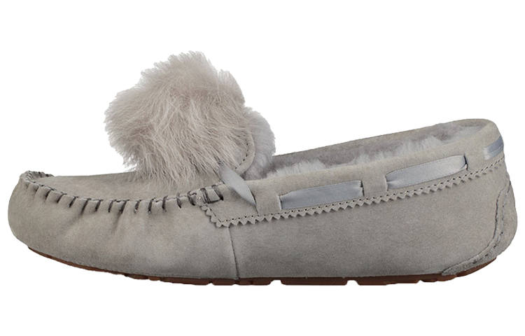 UGG UGG Dakota Pom Pom Slip On Grey Women's