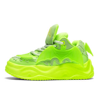 K-61 K 61 Cushioning Abrasion Resistant Cushioning, Wear Resistant Low top Skateboard Shoes Unisex Neon Green